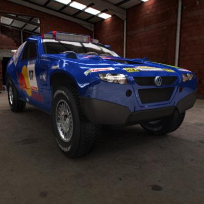 3D Model of 2008 Dakar Rally - 3D Render 1